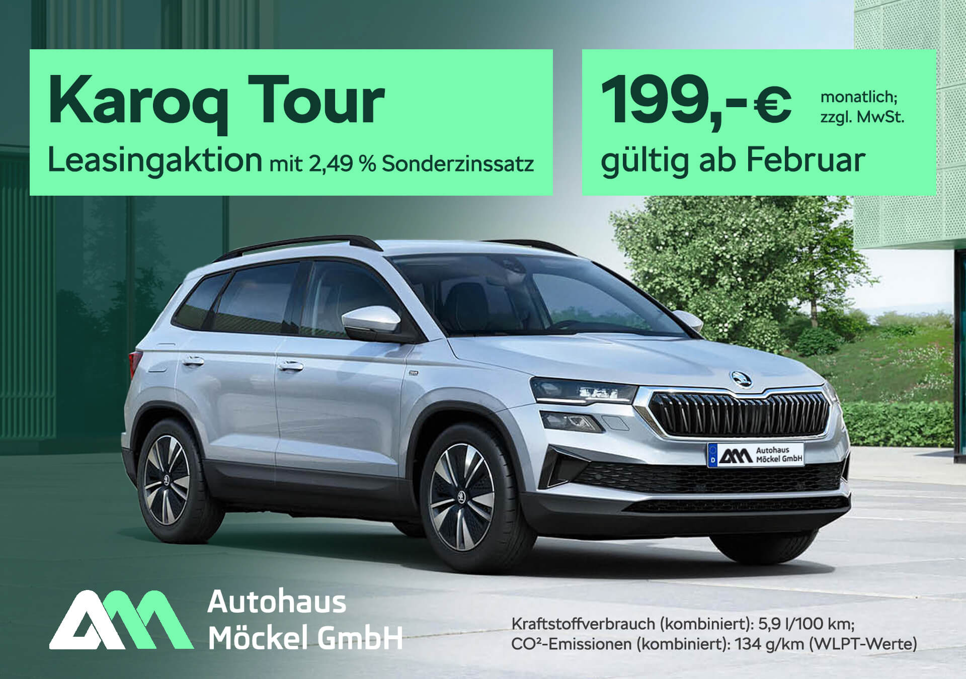Skoda Karoq Tour Geschäftsleasing