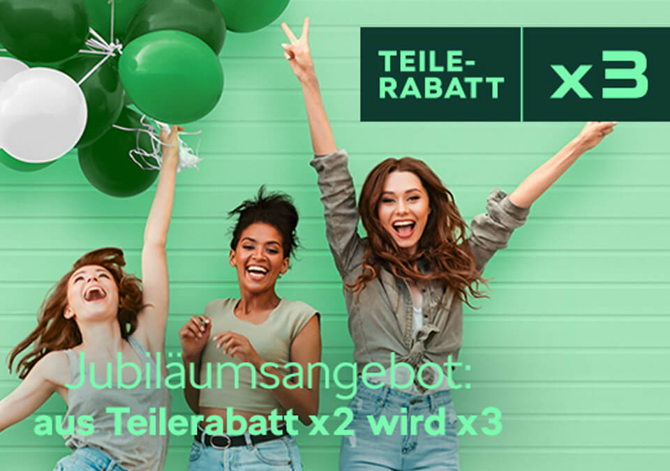 Jetzt bis zu 30% sparen: mit dem 3-fachen Teilerabatt für ältere Modelle zum 130-jährigen Škoda Jubiläum