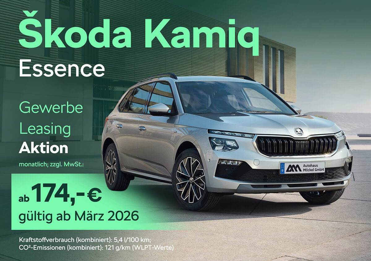 Skoda Kamiq Essence Geschäftsleasing