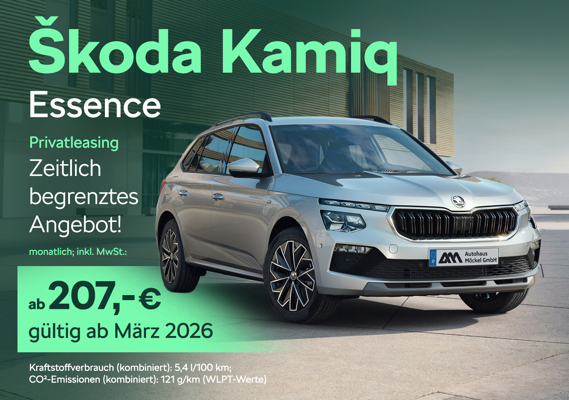 Skoda Kamiq Essence Privatleasing