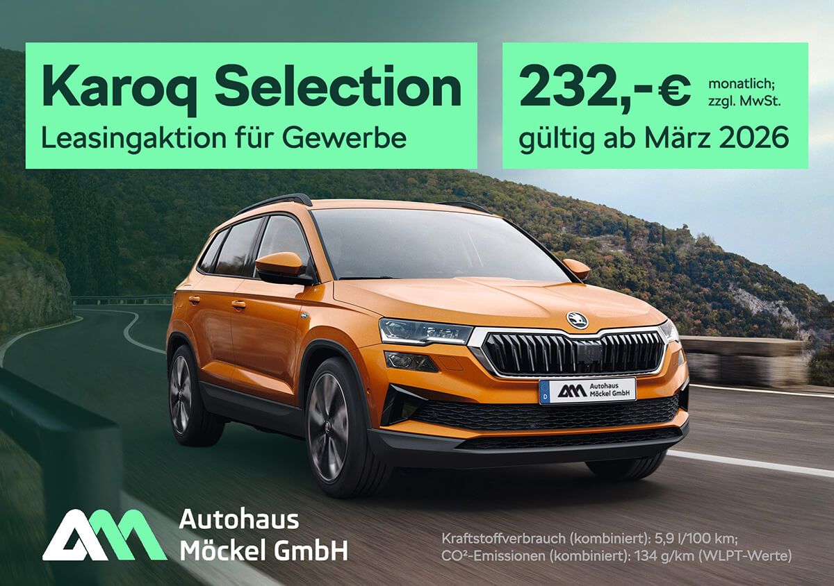 Skoda Karoq Selection Geschäftsleasing