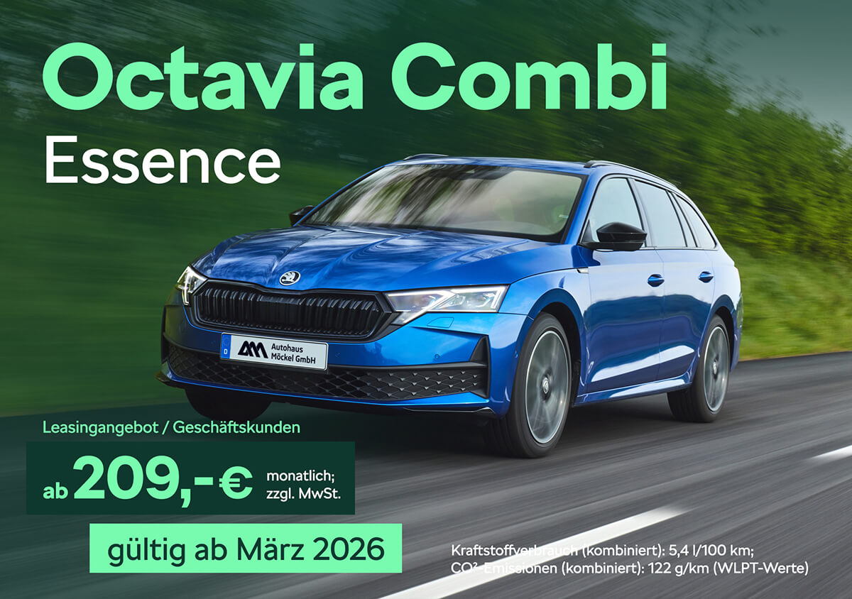 Skoda Octavia Combi Essence Geschäftsleasing