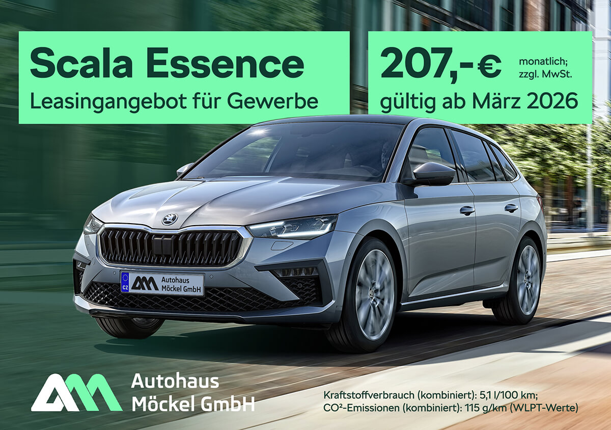 Skoda Scala Essence Geschäftsleasing