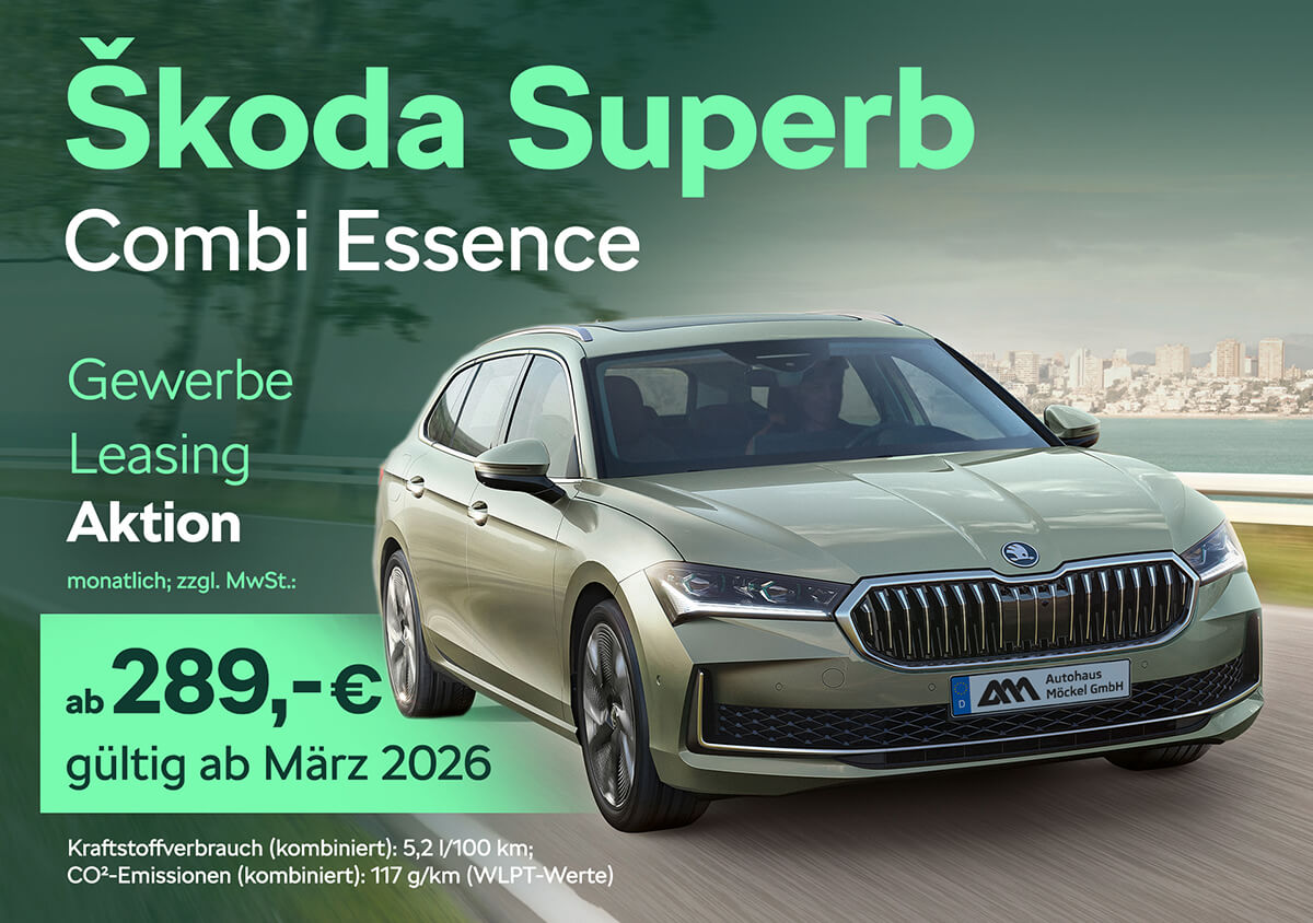 Skoda Superb Combi Essence Geschäftsleasing