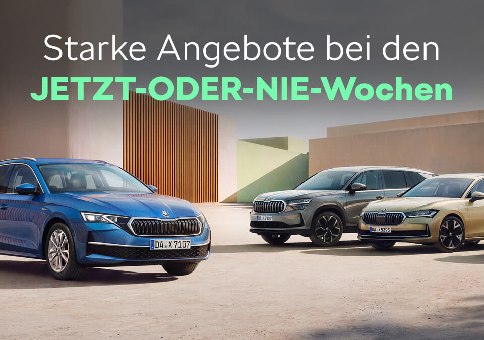 Die beste Zeit ist jetzt! Starke Angebote bei den JETZT-ODER-NIE-Wochen